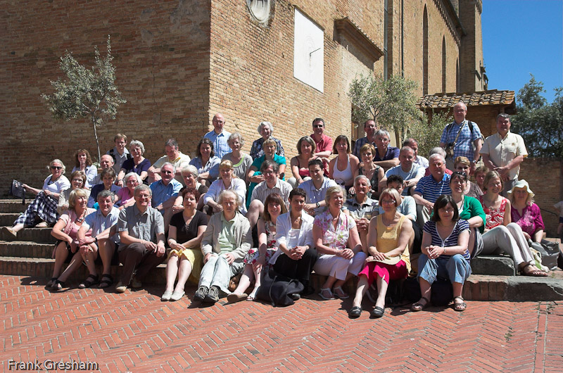 Tour party, San Ginignano