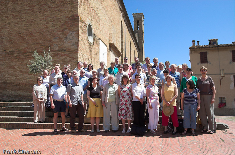 Tour party, San Ginignano