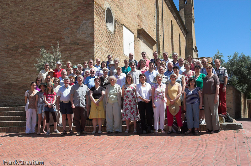 Tour party, San Ginignano