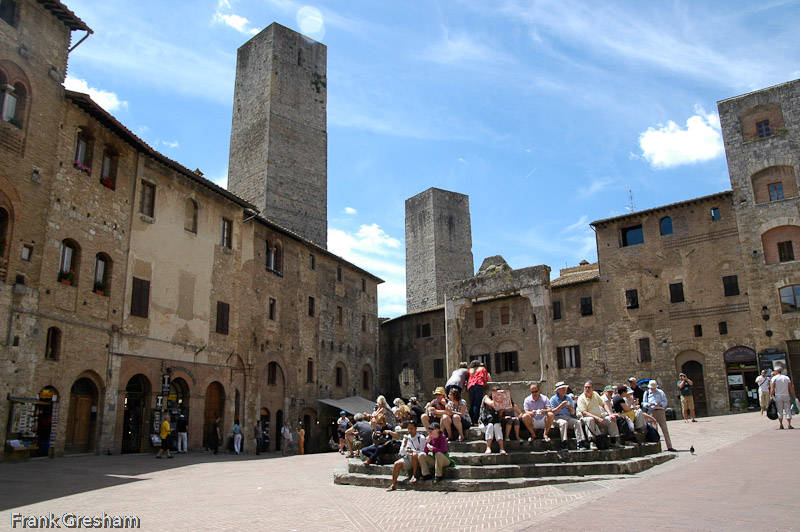 Piazza della Cisterna, San Ginignano