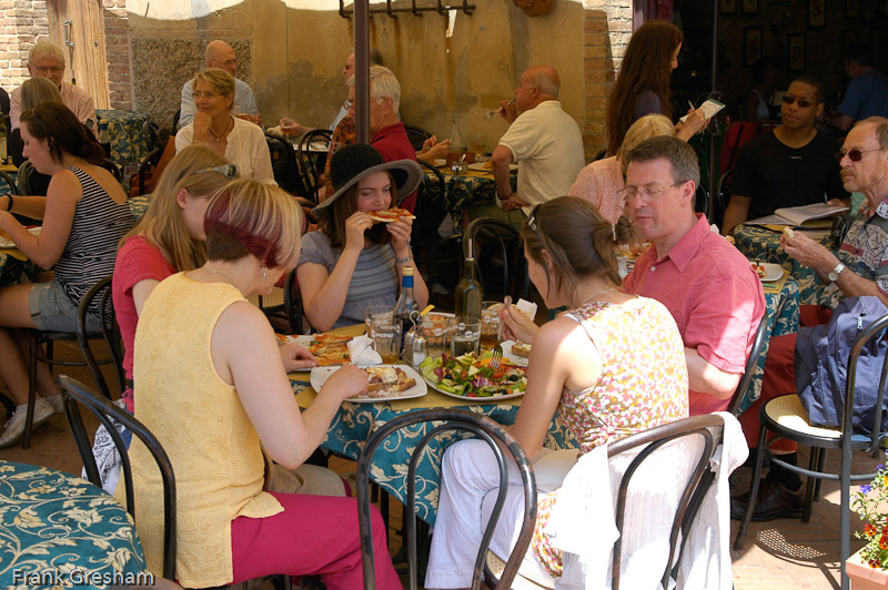 Lunch, San Gimignano
